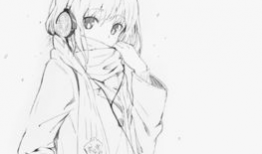 漫画人物图片女生素描,青春校园里的清新少女